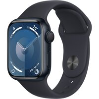 Смарт-часы Apple Watch Series 9 GPS 41mm Midnight Aluminium Case with Midnight Sport Band - M/L