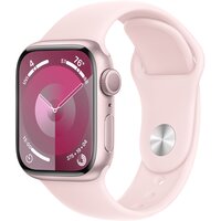 Смартгодинник Apple Watch Series 9 GPS 41mm Pink Aluminium Case with Light Pink Sport Band – S/M