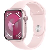 Смартгодинник Apple Watch Series 9 GPS 45mm Pink Aluminium Case with Light Pink Sport Band – M/L
