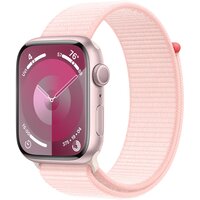 Смартгодинник Apple Watch Series 9 GPS 45mm Pink Aluminium Case with Light Pink Sport Loop