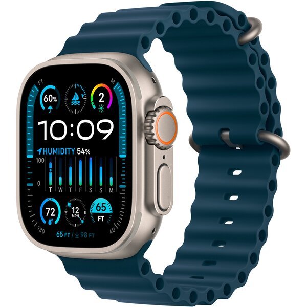 

Смарт-часы Apple Watch Ultra 2 GPS + Cellular, 49mm Titanium Case with Blue Ocean Band