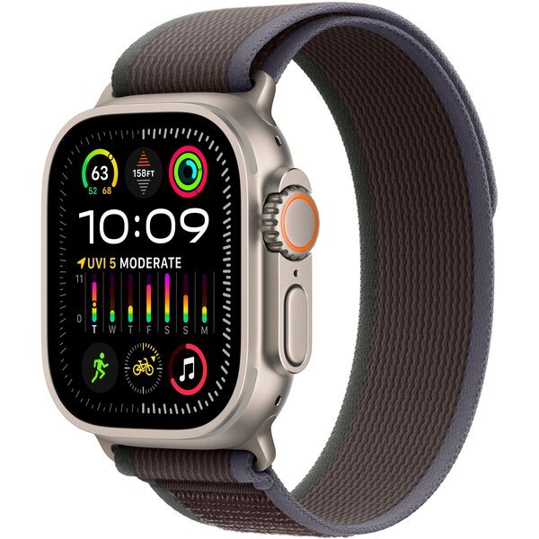

Смарт-часы Apple Watch Ultra 2 GPS + Cellular, 49mm Titanium Case with Blue/Black Trail Loop - M/L