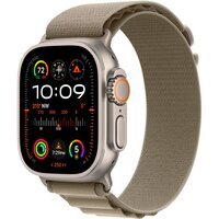 Смарт-часы Apple Watch Ultra 2 GPS + Cellular, 49mm Titanium Case with Olive Alpine Loop - Large