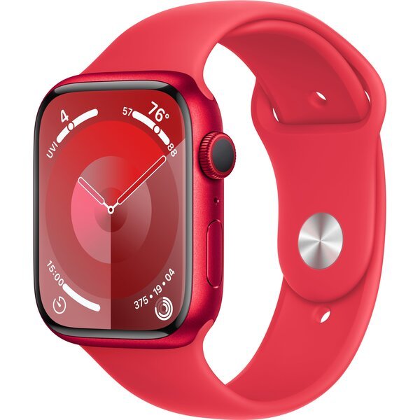 

Смарт-часы Apple Watch Series 9 GPS 45mm (PRODUCT)RED Aluminium Case with (PRODUCT)RED Sport Band - S/M