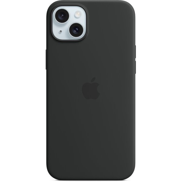 Акція на Чехол Apple для iPhone 15 Plus Silicone Case with MagSafe Black (MT103ZM/A) від MOYO