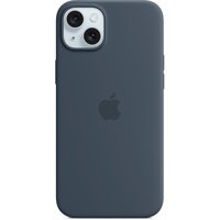 Чехол Apple для iPhone 15 Plus Silicone Case with MagSafe Storm Blue (MT123ZM/A)