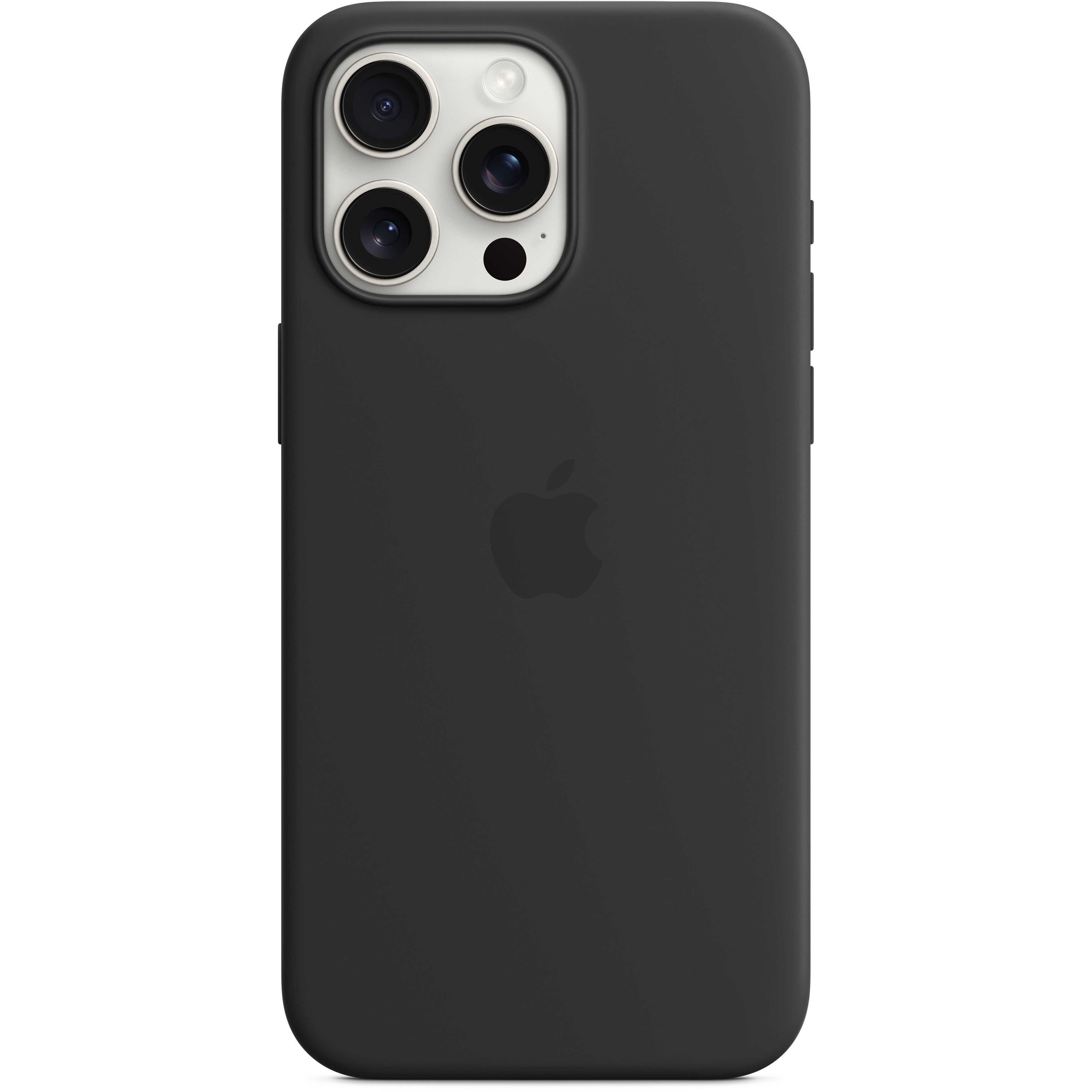 Чехол Apple для iPhone 15 Pro Max Silicone Case with MagSafe Black (MT1M3ZM/A) фото 1