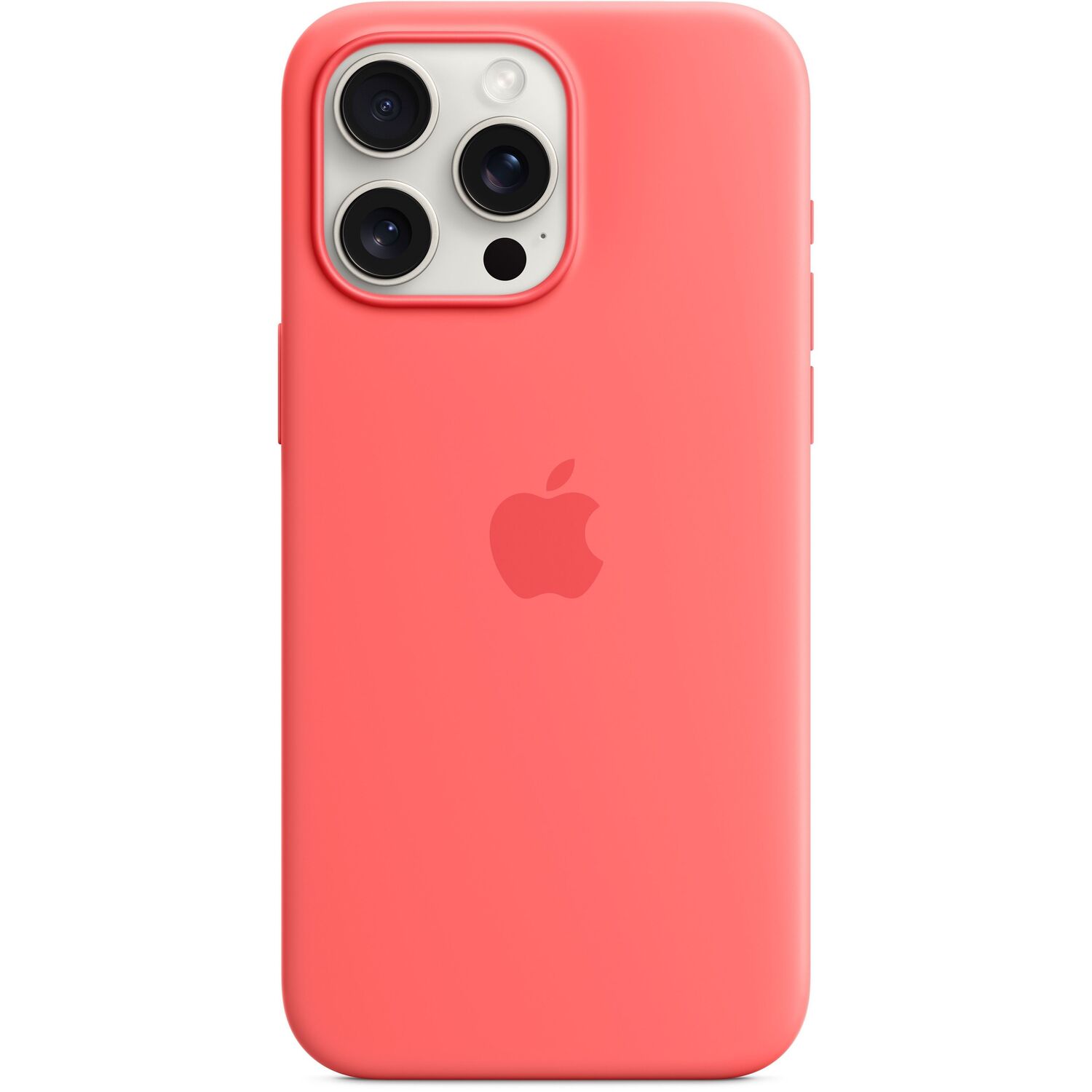 Чехол Apple для iPhone 15 Pro Max Silicone Case with MagSafe Guava (MT1V3ZM/A) фото 