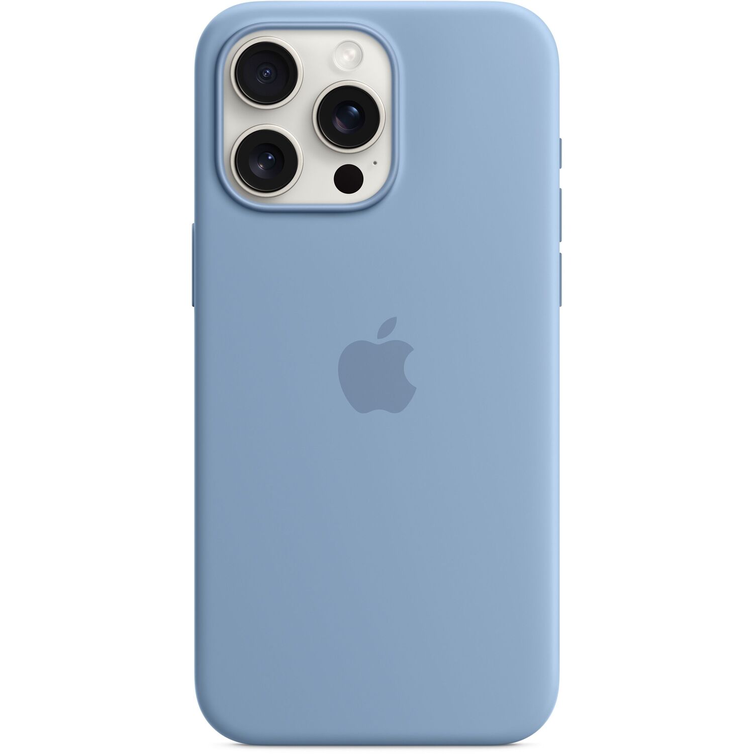 Чехол Apple для iPhone 15 Pro Max Silicone Case with MagSafe Winter Blue (MT1Y3ZM/A) фото 