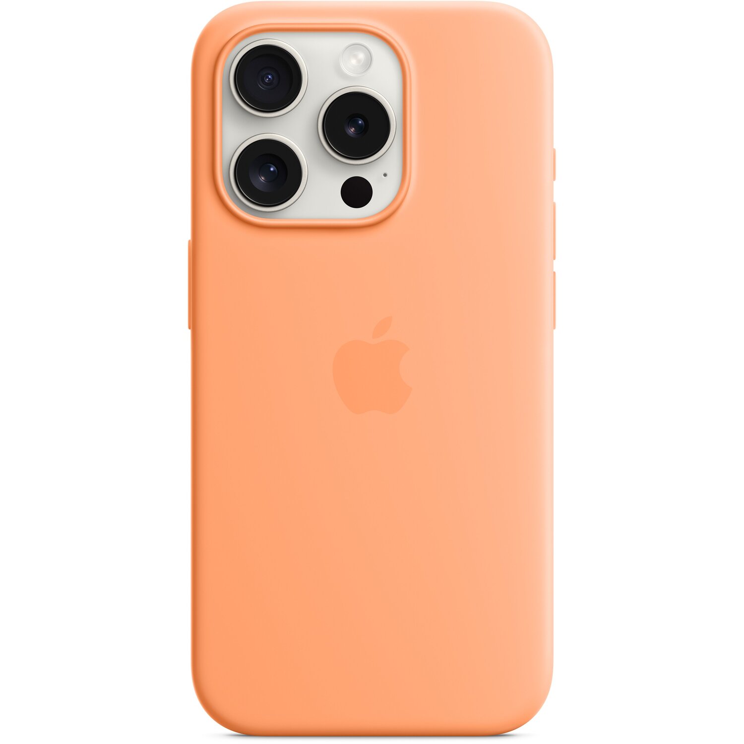 Чехол Apple для iPhone 15 Pro Silicone Case with MagSafe Orange Sorbet (MT1H3ZM/A) фото 