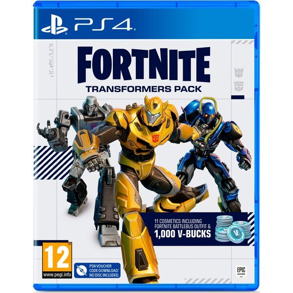 

Fortnite - Transformers Pack (карточка с кодом активации на доп.контент) (PS4)