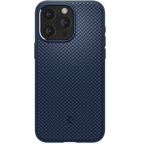 Акція на Чехол Spigen для Apple iPhone 15 Pro Max Mag Armor MagFit, Navy Blue (ACS06598) від MOYO