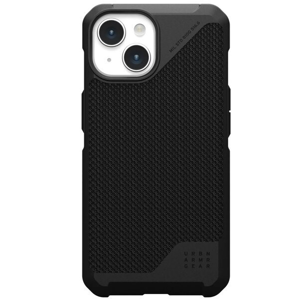 

Чехол UAG для Apple iPhone 15 Metropolis LT Magsafe, Kevlar Black (114315113940)