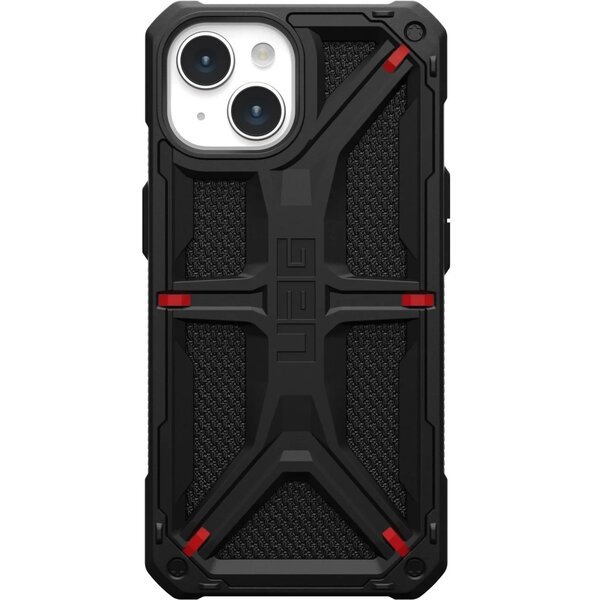 Акція на Чехол UAG для Apple iPhone 15 Monarch, Kevlar Black (114289113940) від MOYO