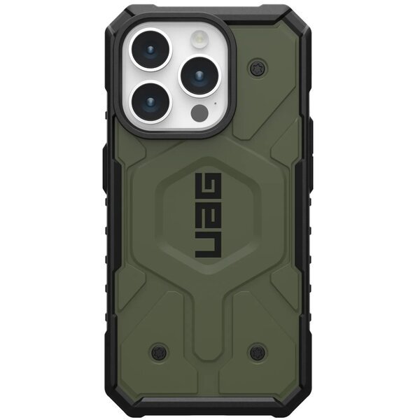 Акція на Чехол UAG для Apple iPhone 15 Pro Max Pathfinder Magsafe, Olive Drab (114301117272) від MOYO