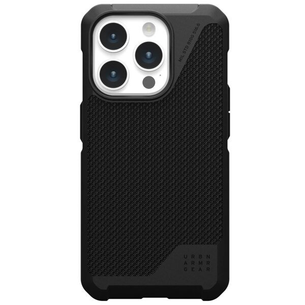 Акція на Чехол UAG для Apple iPhone 15 Pro Metropolis LT Magsafe, Kevlar Black (114277113940) від MOYO