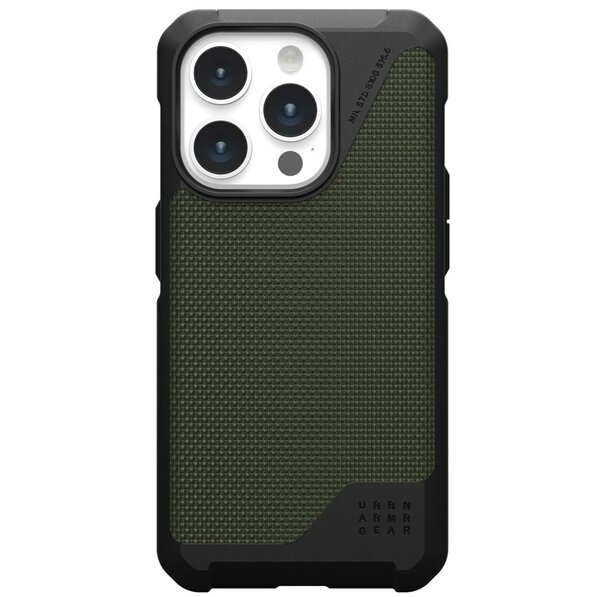 

Чехол UAG для Apple iPhone 15 Pro Metropolis LT Magsafe, Kevlar Olive (114277113972)