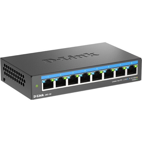 

Коммутатор D-Link DMS-108/E 8x2.5GE, Неуправлямый (DMS-108/E)