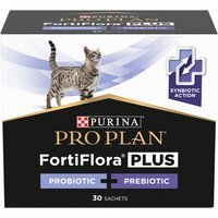 Пробиотик с пребиотиком Purina Pro Plan FortiFlora Plus для взрослых кошек и котят для поддержания нормальной миклофлоры