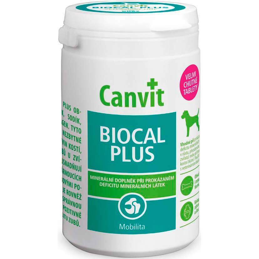 Кальций для собак Canvit Biocal Plus таблетки 230 шт фото 1
