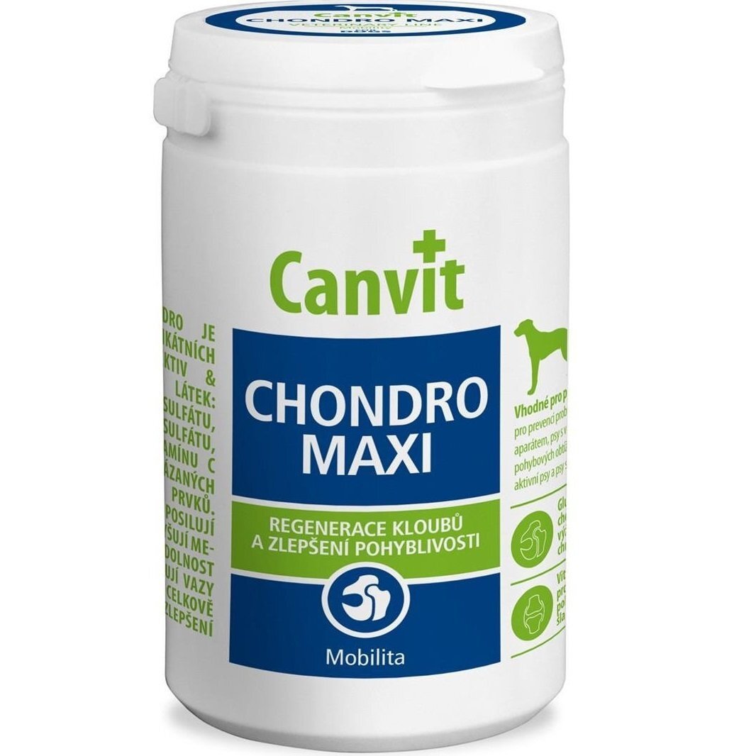 Хондропротектор для собак крупных пород Сanvit Chondro Maxi здоровье связок и суставов таблетки 333 шт фото 1