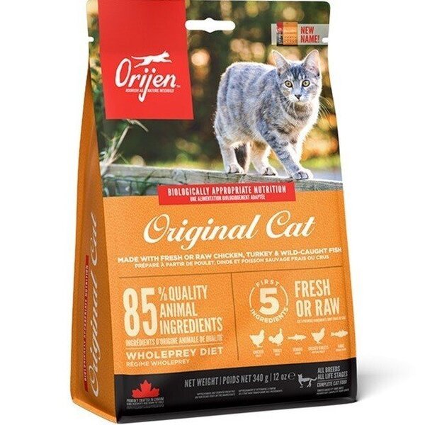 

Сухой корм для молодых и взрослых кошек всех пород Orijen Original Cat 340 гр