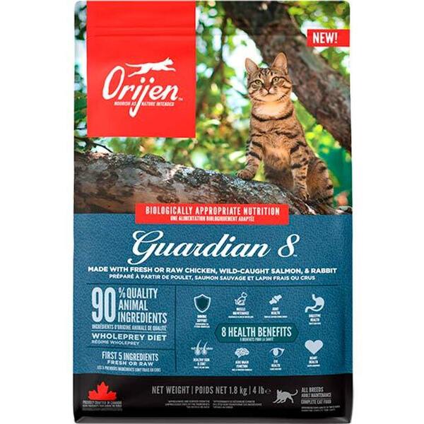 Сухой корм для кошек всех пород и возрастов Orijen Cat Guardian 8 с курицей и лососем 1.8 кг