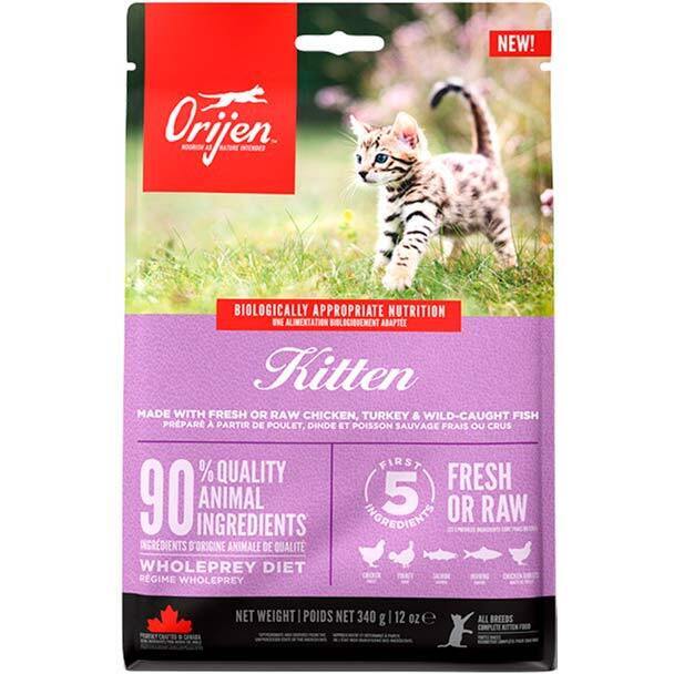 Сухий корм для кошенят всіх порід Orijen Kitten з м`ясом птиці та риби 0.34 кгфото1