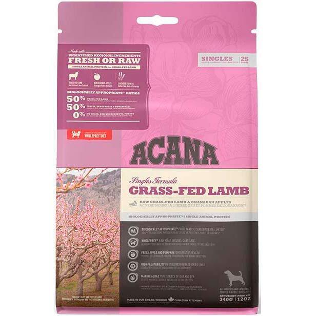 Сухой гипоаллергенный корм для собак Acana Grass-Fed Lamb 340 гр фото 