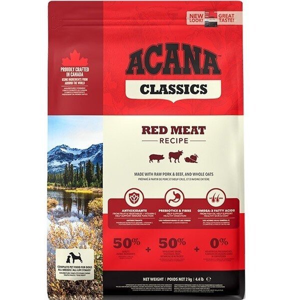 Сухой корм для собак различных пород на всех стадиях жизни Acana Classic Red ягненок, гровядина, свинина 2 кг