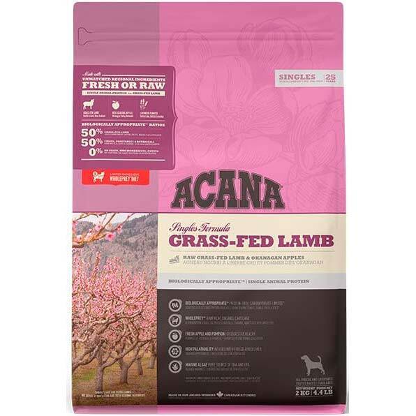 Сухой гипоаллергенный корм для собак Acana Grass-Fed Lamb 2 кг фото 
