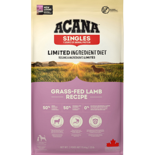 Сухой корм для собак всех пород на всех стадиях жизни Acana Grass-Fed Lamb ягненок 11.5кг