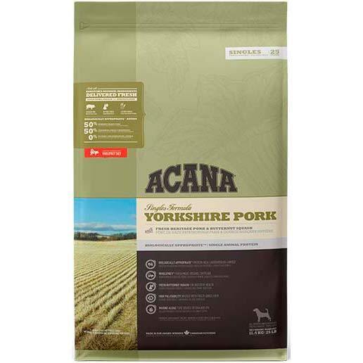 Сухий гіпоалергенний корм для собак Acana Yorkshire Pork 11.4 кгфото