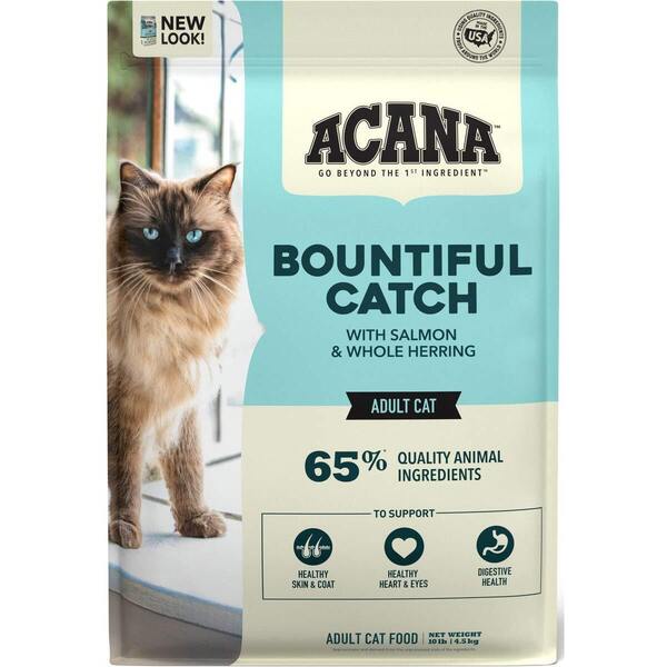 Сухой корм для кошек Acana Bountiful Catch с лососем, форелью и селёдкой 4.5 кг