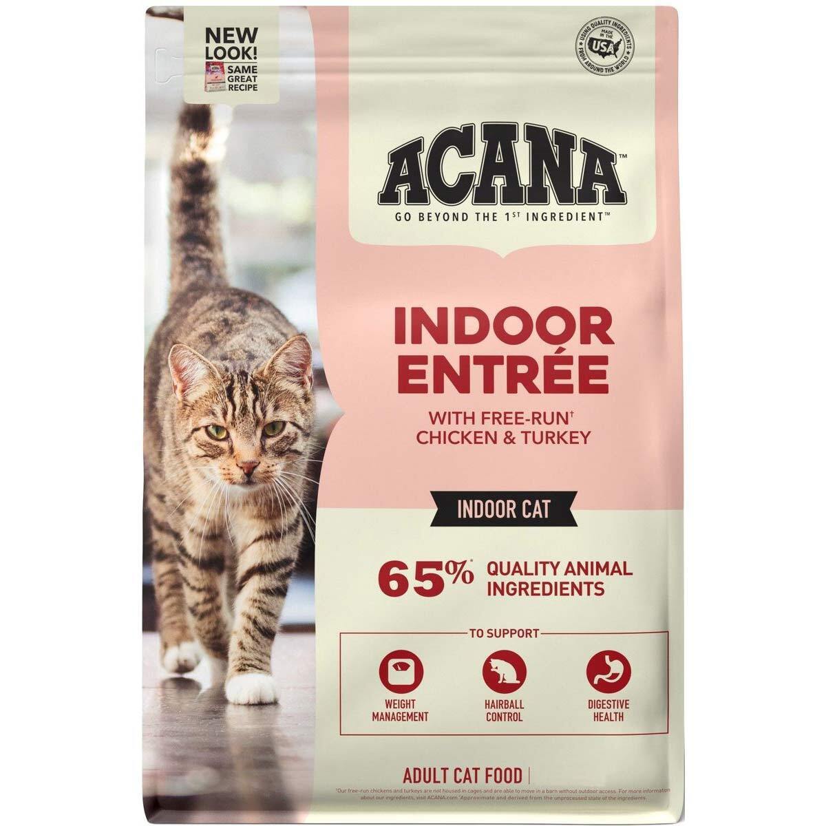Сухой корм для домашних кошек Acana Indoor Entree курица и индейка 0.34 кг фото 
