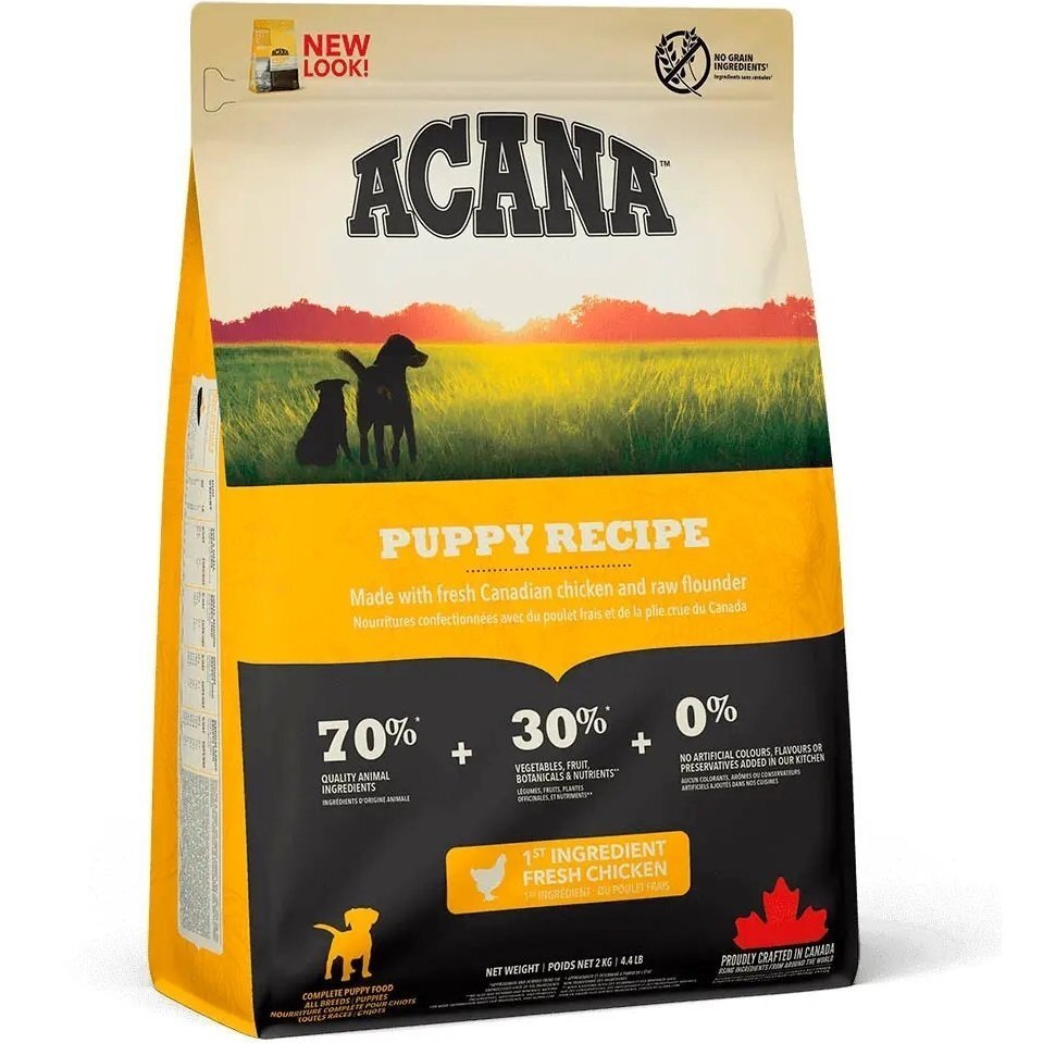 Сухий корм для цуценят середніх порід ACANA Puppy &amp; Junior курча та індичка 2 кгфото