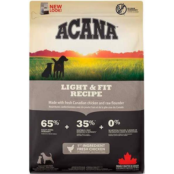 Сухой корм для взрослых собак всех пород Acana Light &amp; Fit против ожирения 340 гр фото 
