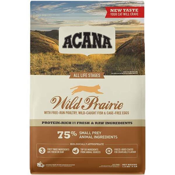 

Сухой корм для кошек всех пород Acana Wild Prairie Cat 1.8 кг