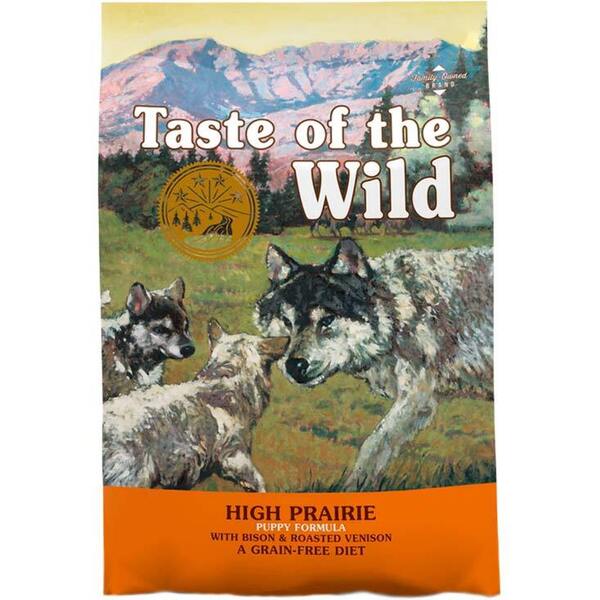 Сухой корм для щенков Taste of the Wild High Prairie Puppy Formula с жареной олениной и мясом бизона 2 кг