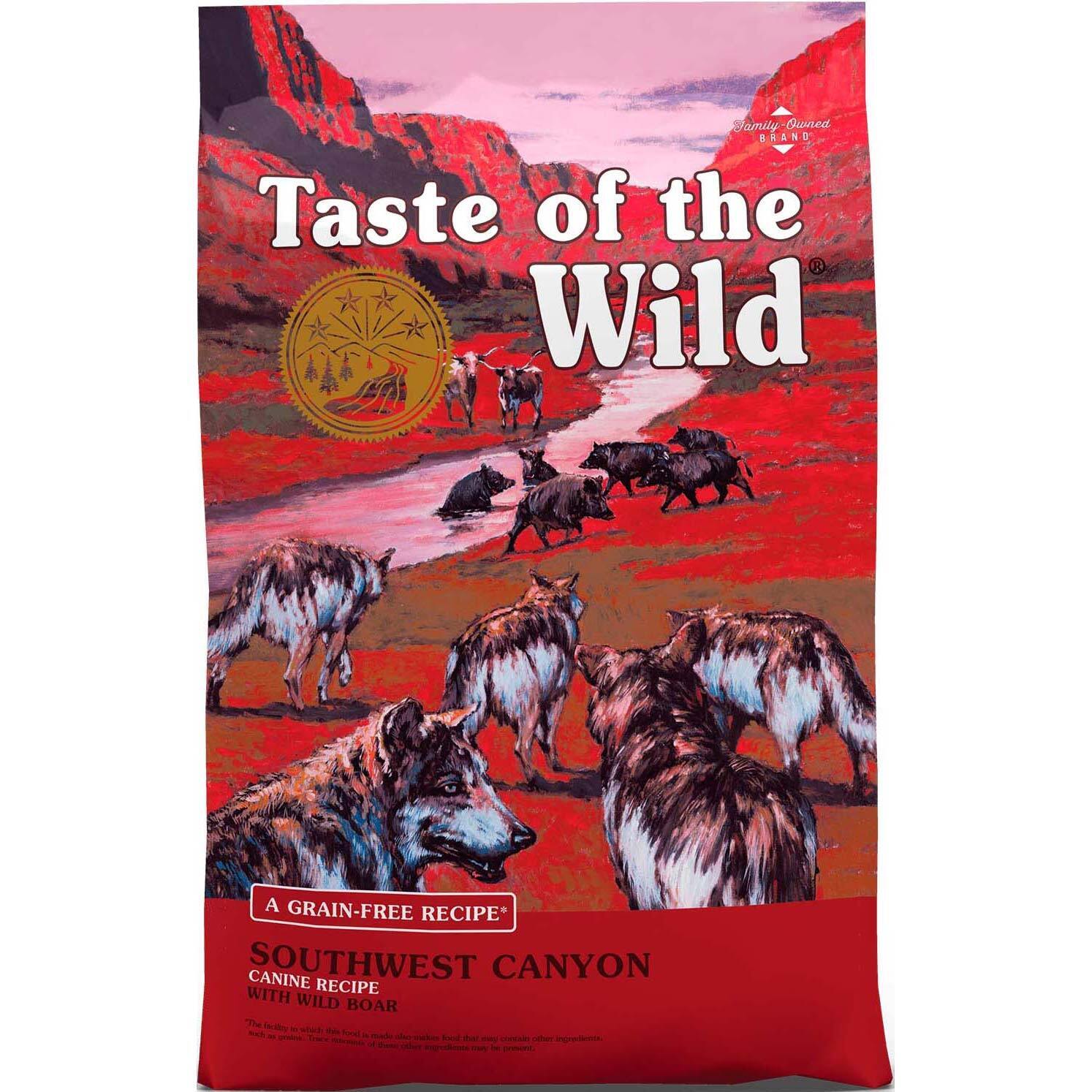 Сухой корм для собак всех пород Taste of the Wild Southwest Canyon Canine дикий кабан 5.6 кг фото 