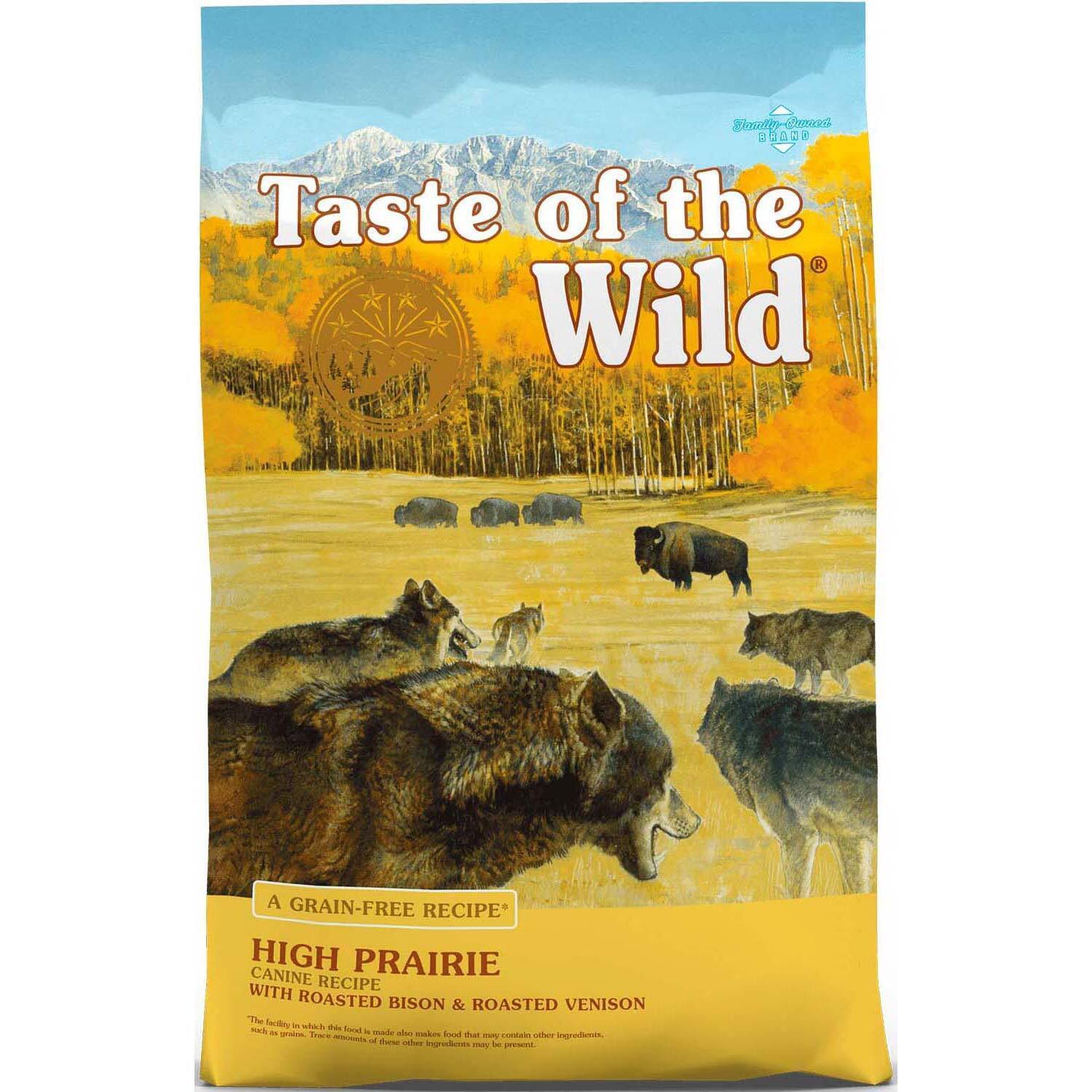 Сухий корм для собак Taste of the Wild High Prairie Canine Recipe з бізоном та олениною 12,2 кгфото