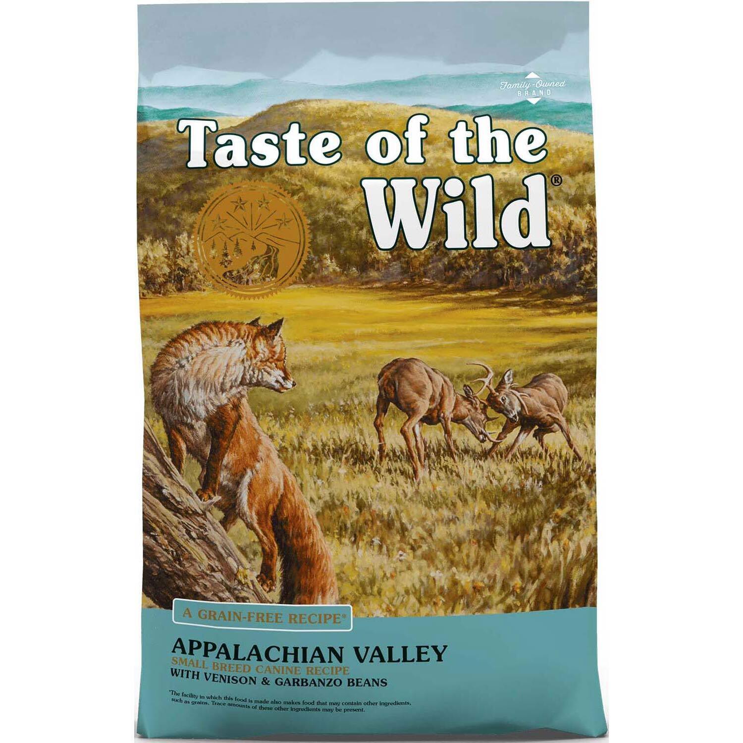 Сухой корм для взрослых собак малых пород Taste Of The Wild Appalachian Valley с мясом косули 2 кг фото 