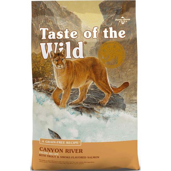 

Сухой корм для кошек Taste of the Wild Canyon River Feline с форелью и лососем 2 кг