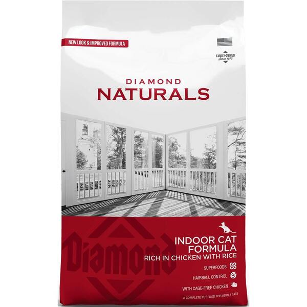 

Сухой корм для домашних котов Diamond Naturals Indoor Cat Chicken&Rice 7.5 кг