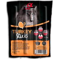 Беззернові ласощі для собак Alpha Spirit Sticks Turkey з індички, палички 40г.