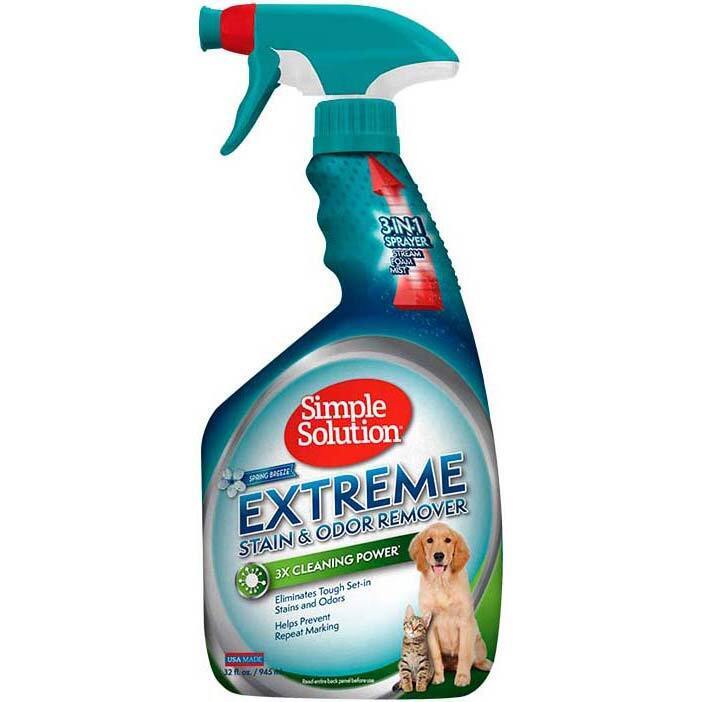 Засіб для нейтралізації запахів та плям сечі тварин Simple Solution Extreme Stain & Odor Remover Spring Breeze Scenфото1