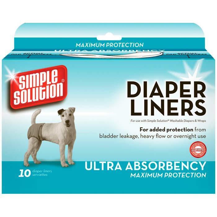 Гигиенические прокладки для собак Simple Solution Disposable Diaper Liners - Heavy Flow 10 шт фото 