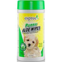 Вологі серветки для цуценят Espree Puppy Aloe Wipes 50шт