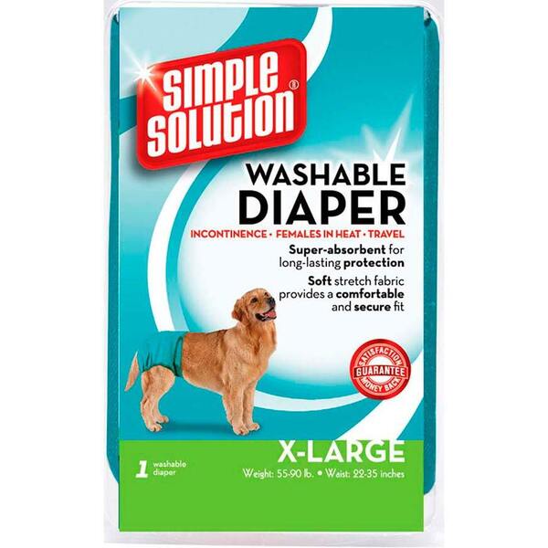 

Гигиенические трусы для собак Simple Solution Washable Diaper X-Large