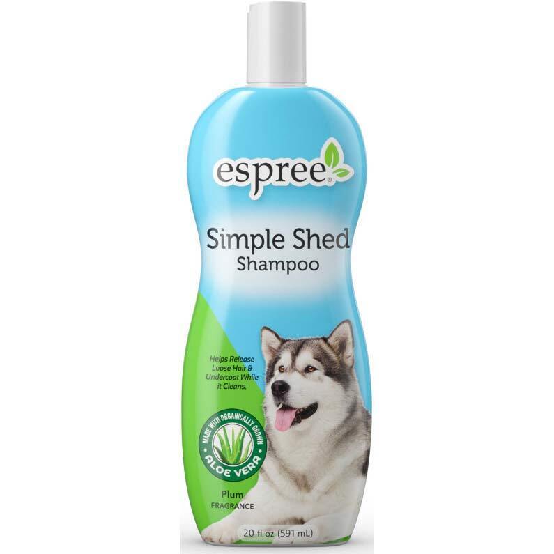 Шампунь для собак та котів Espree Simple Shed Shampoo Контроль линяння 591 млфото1